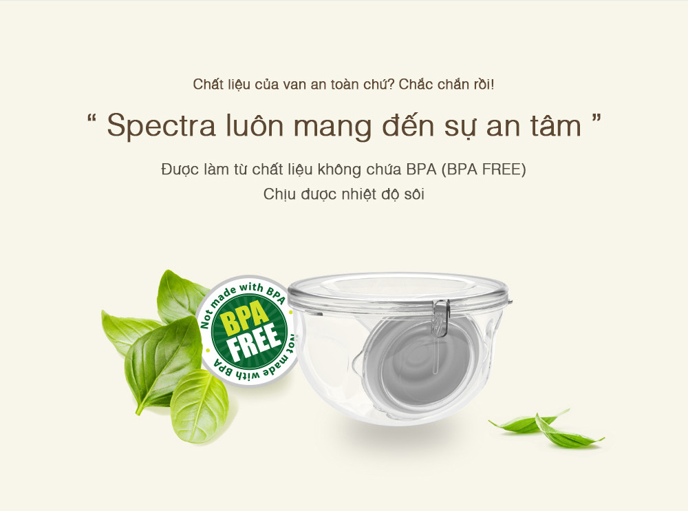 BỘ CUP HÚT SỮA RẢNH TAY SPECTRA HANDSFREE (SIZE 24/25/28MM)