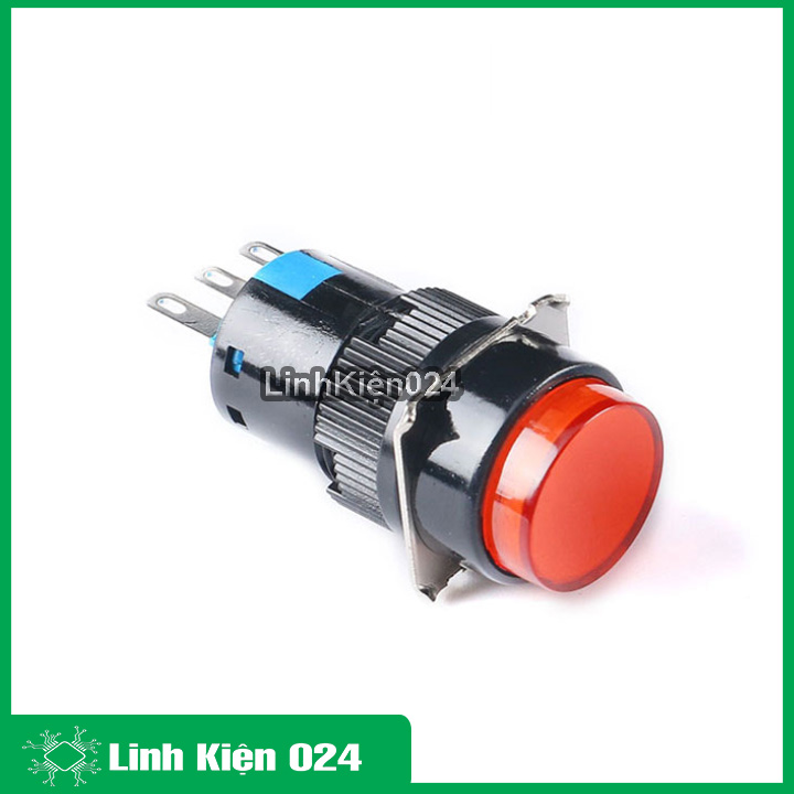 Nút nhấn đề 15mm 24vdc AL6- A nhấn giữ có đèn