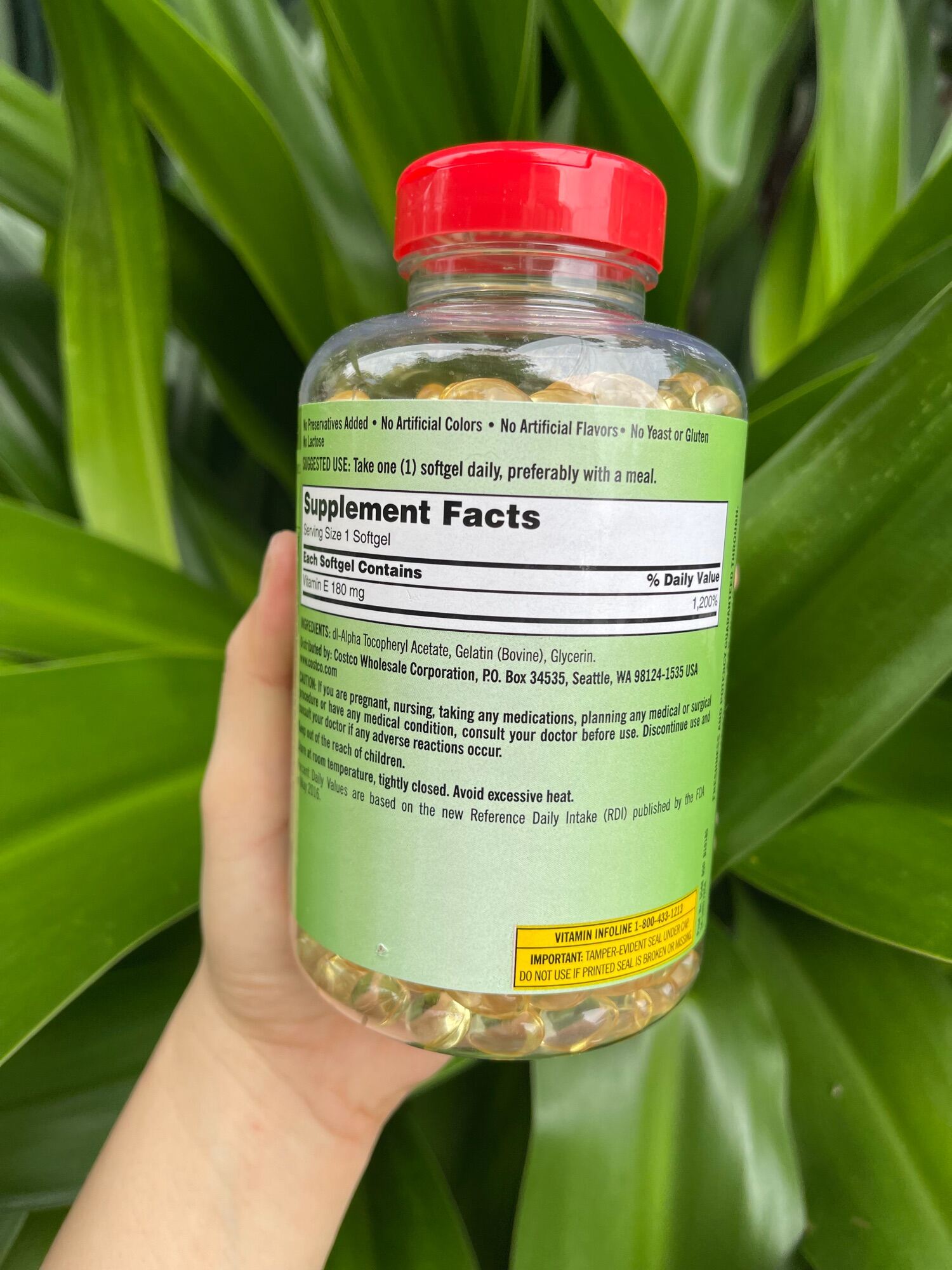 [Hàng Chính Hãng] Vitamin E Kirkland Mỹ Hủ 500 Viên