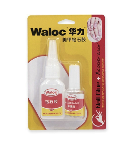 Keo dán móng & đính đá Waloc (Chai)