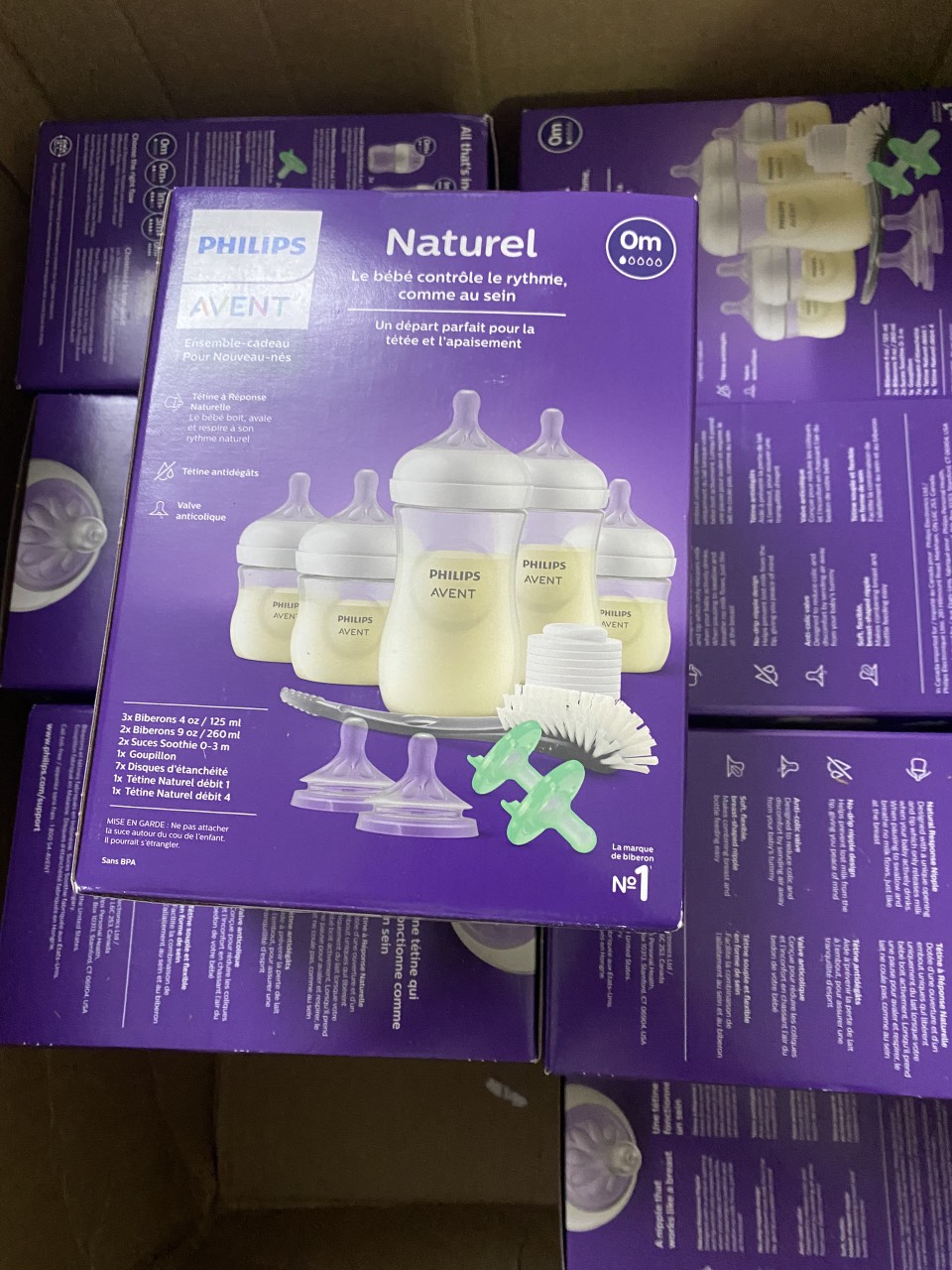 SET 5 BÌNH SỮA AVENT REPONSE 125ML - 260ML VÀ PHỤ KIỆN (MẪU MỚI 2022 )