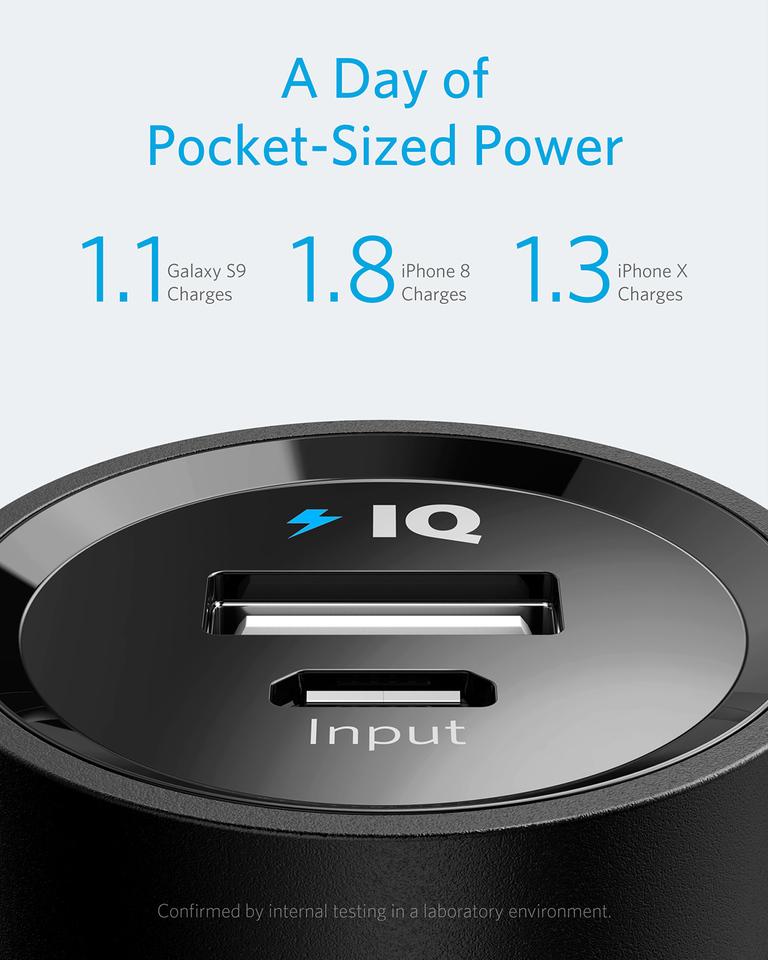 [PIN KHÔNG CÓ CỔNG SẠC TYPE-C] Pin sạc dự phòng ANKER PowerCore 5000mAh - A1109