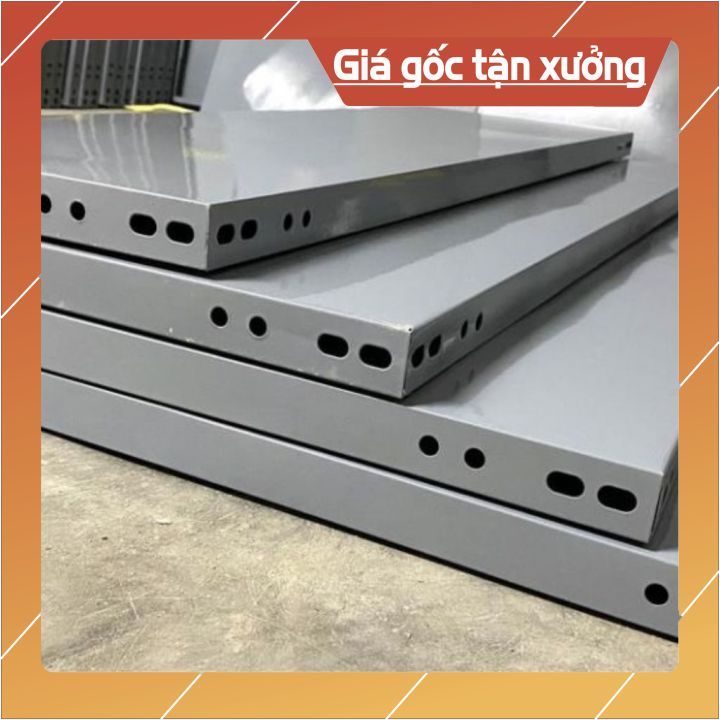 Mâm Kệ sắt V lỗ Rộng 40cm x ( Dài 60cm_80cm_1m_ 1.2m_ 1.5m)