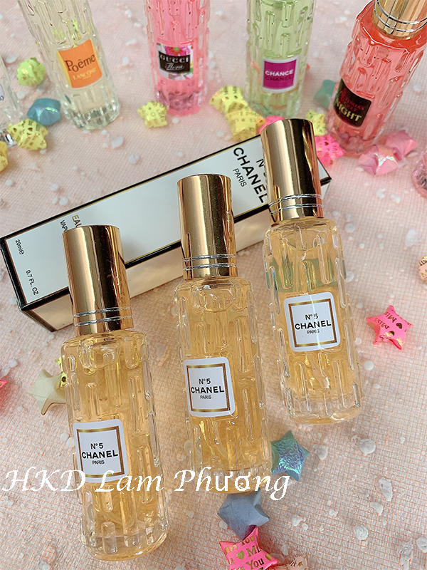 [HCM]NƯỚC HOA NỮ N5 20ML THƠM LÂU 4-10H