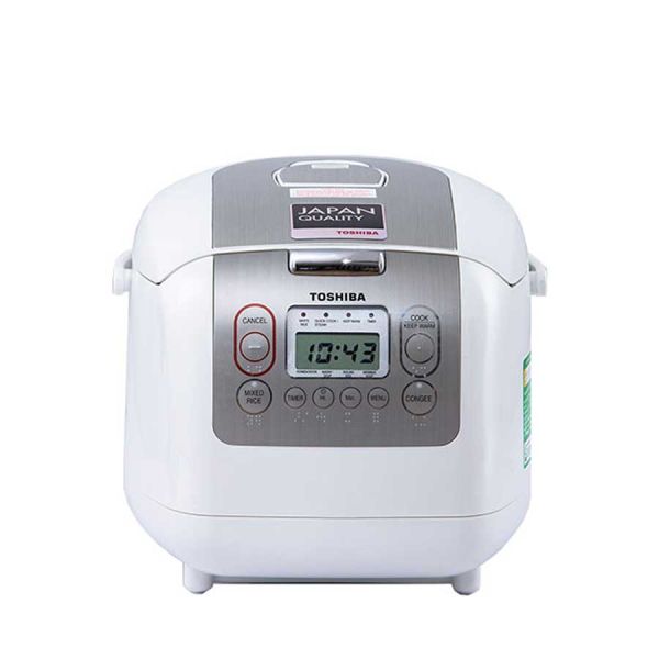 Nồi cơm điện tử toshiba rc-10nmfvn, 1.0l, 700w, công nghệ nấu 3d, lòng nồi 4mm