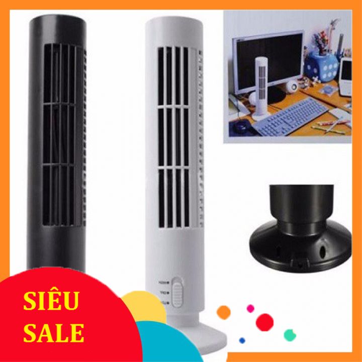 Quạt tháp mini để bàn-màu đen
