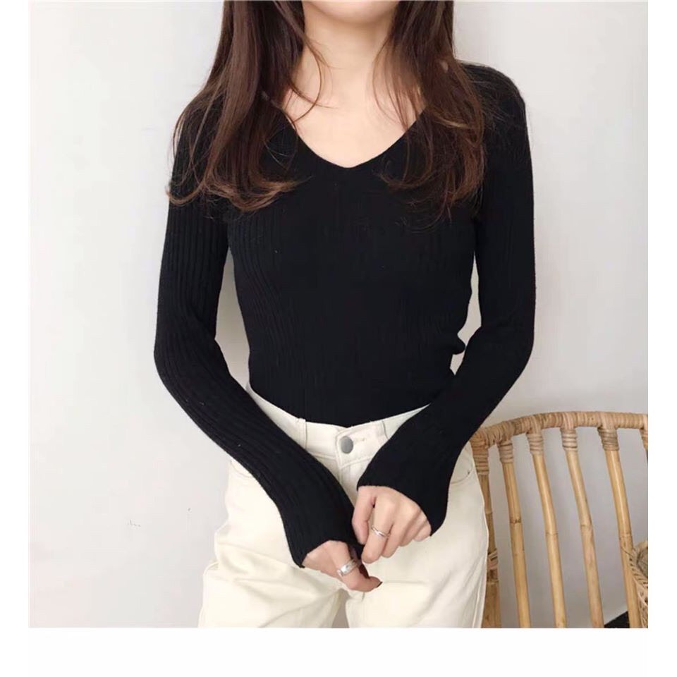 ÁO LEN CỔ TIM SIÊU HOT, SIÊU XINH