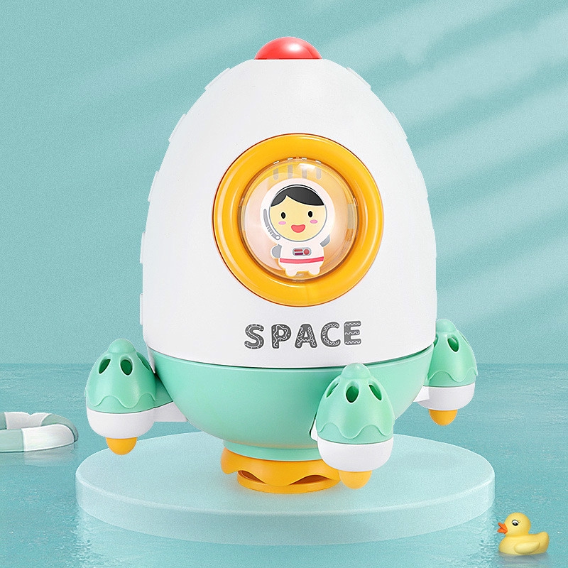 Đồ Chơi Nhà Tắm Tên Lửa Xoay 360 độ Phun Nước Độc Đáo