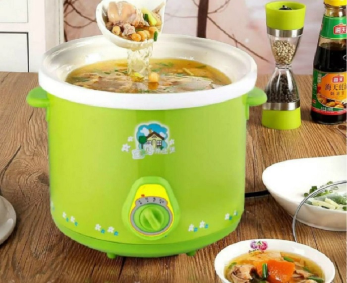 Nồi nấu chậm hầm cháo, kho cá vỏ xanh (1.5L)