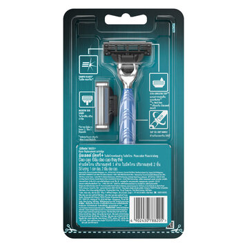 Dao Cạo Râu Gillette Mach3+ New (1 Cán + 2 Lưỡi)