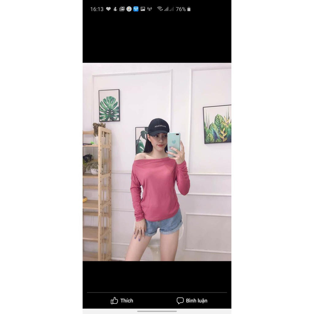 ÁO THUN TRỄ VAI TAY DÀI