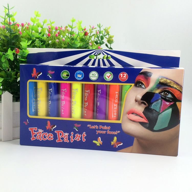 Màu Vẽ Face Paint 12 Màu