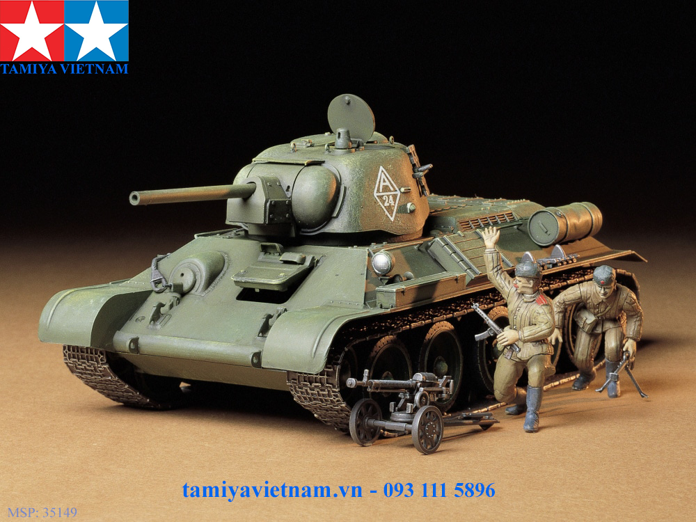 35149 mô hình xe tăng quân sự 1/35 scale russian t34/76 "chtz"