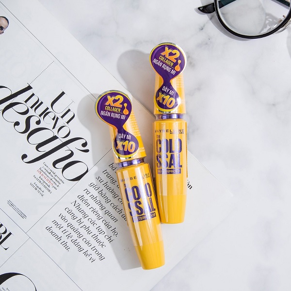 Maybelline Newyork Colossal Waterproof Black Mascara 9.2ml