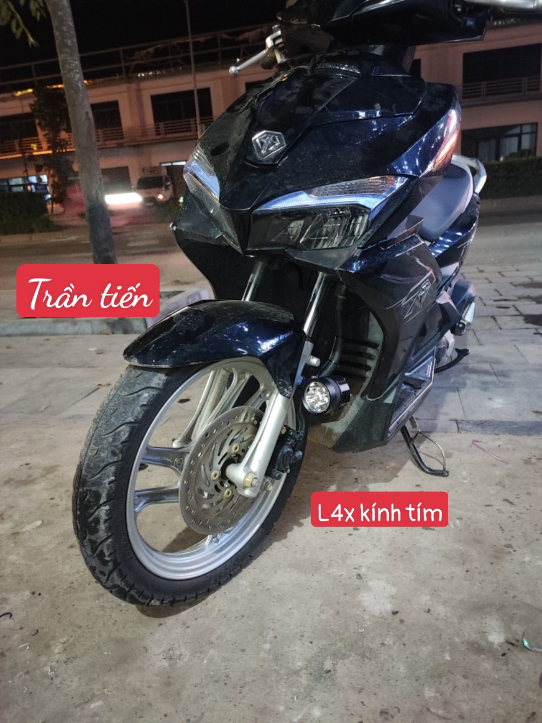 ĐÈN TRỢ SÁNG L4X KÍNH TÍM CHIP LED XPL SIÊU SÁNG