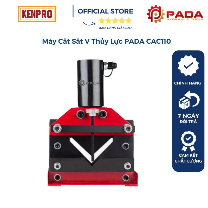 Máy cắt sắt V thủy lực CAC110