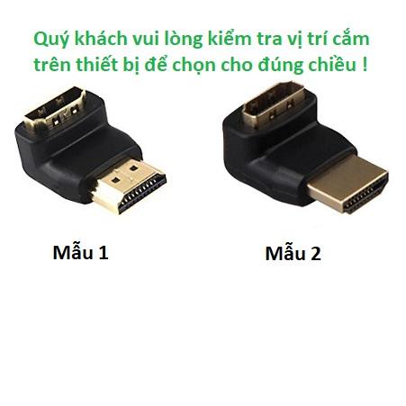 Đầu chuyển HDMI 90 độ, bẻ góc HDMI