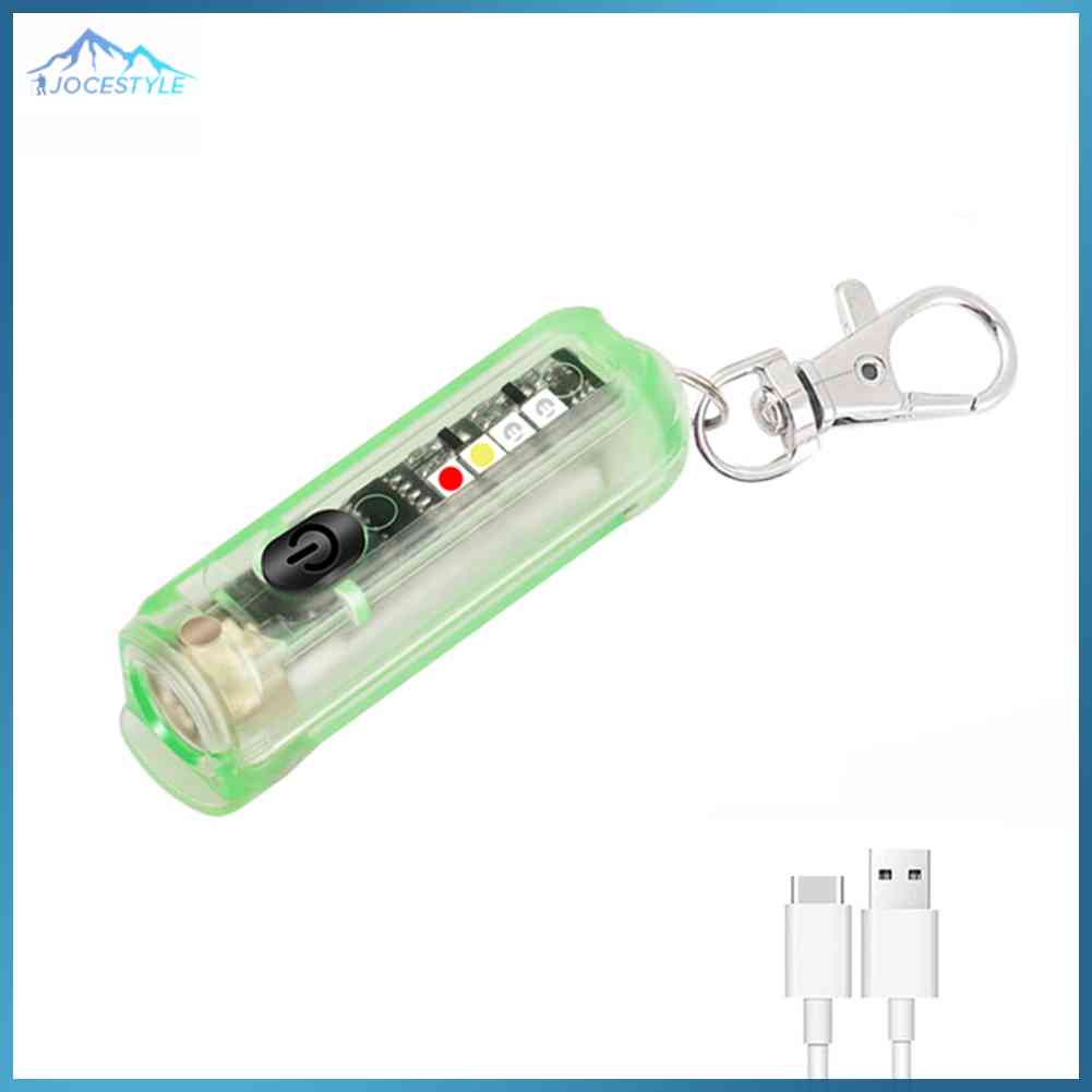 Mini LED EDC Flashlight Fishing Camping Portable Emergency Keychain Lights