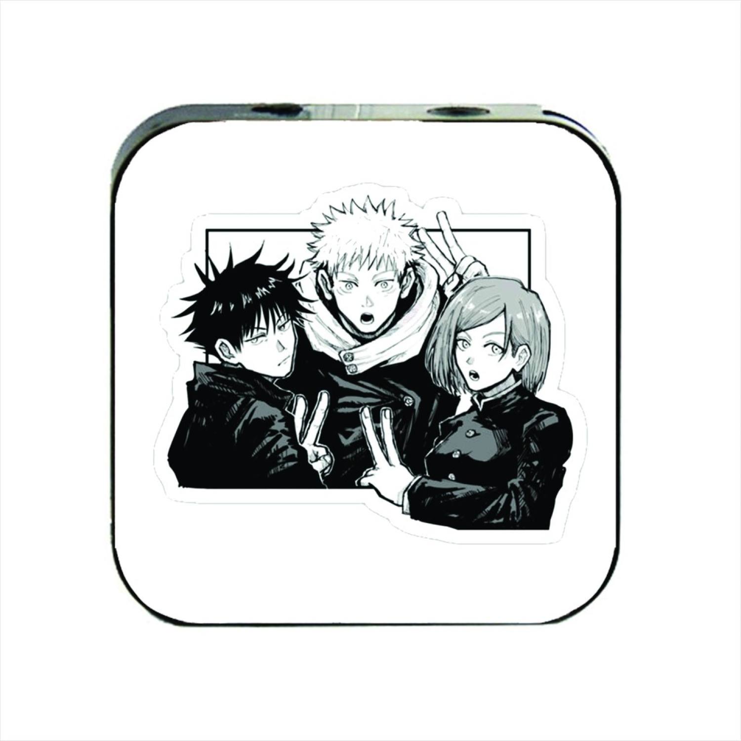 Máy nghe nhạc mp3 IN HÌNH Jujutsu Kaisen Chú thuật hồi chiến tặng tai nghe cắm có mic & dây sạc anime chibi