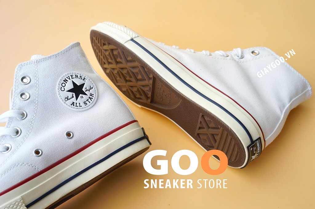 [ HÀNGREP ] Giày Sneaker Converse 1970s Trắng Cao Cổ