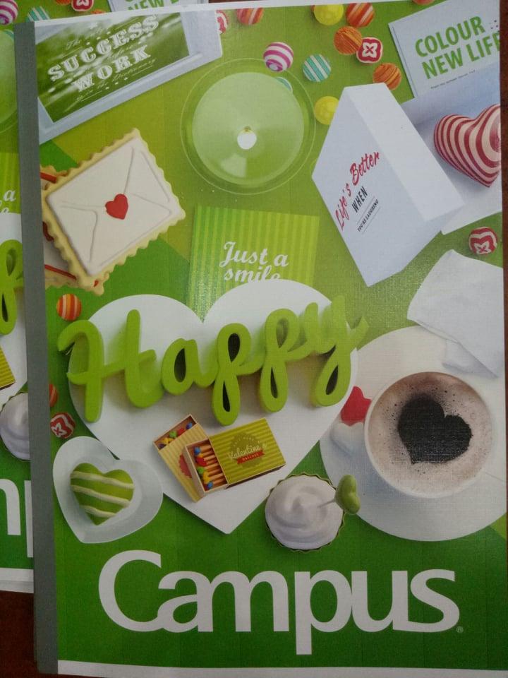 10 Vở kẻ ngang Campus 80 trang