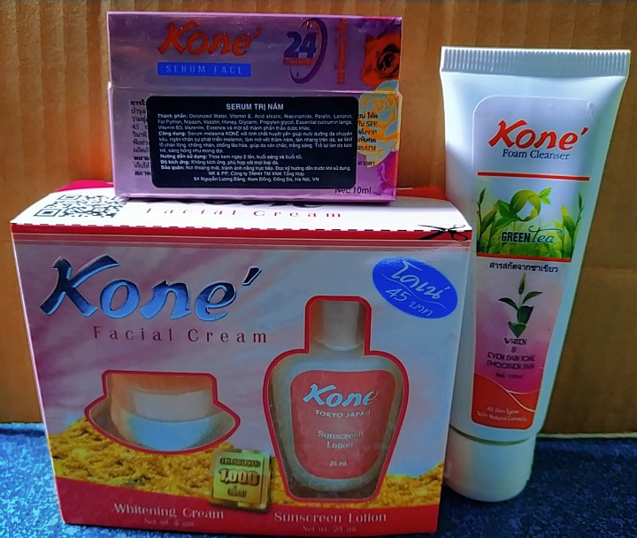 COMBO NÁM KONE THÁI LAN (KEM+SRM+SERUM)
