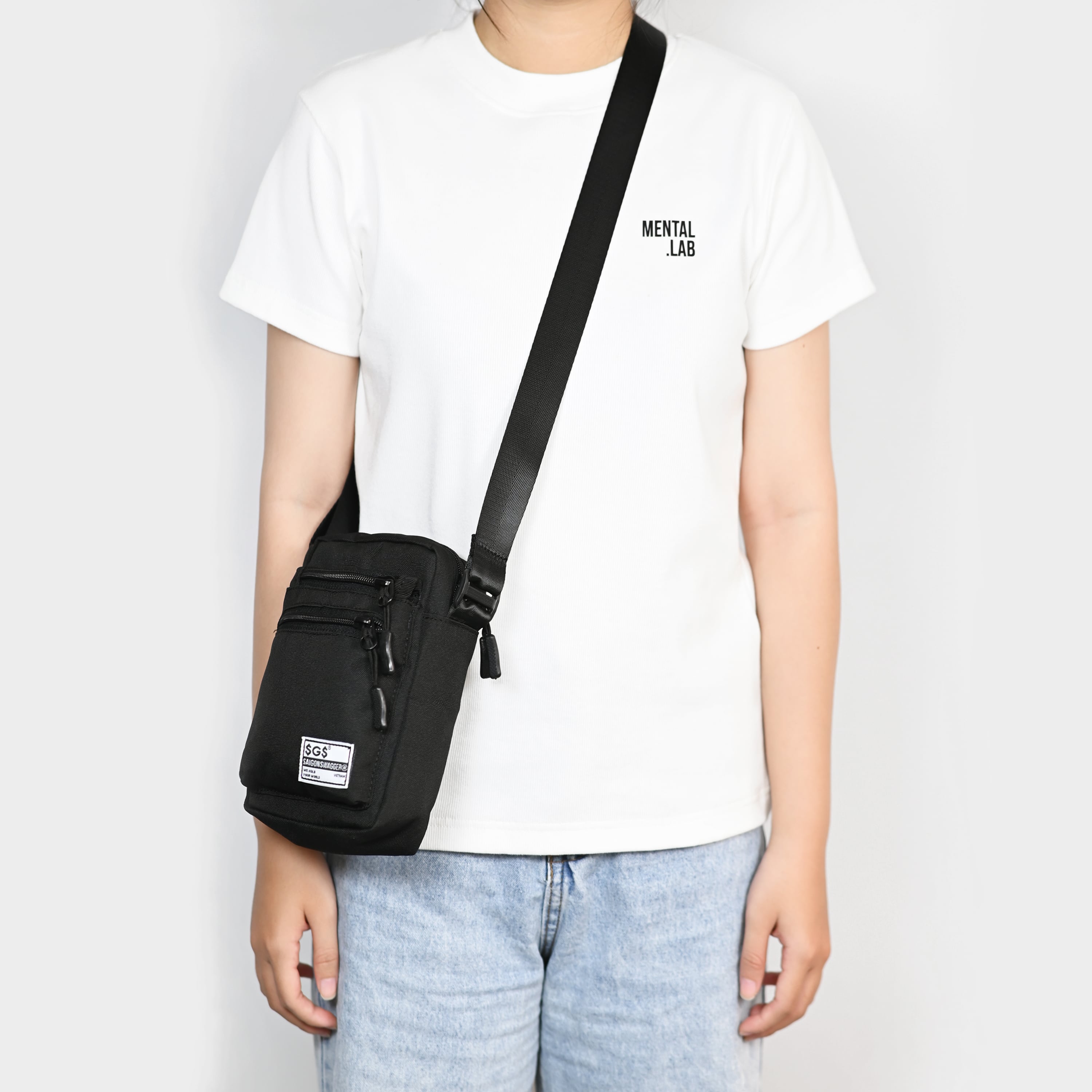 Túi Đeo Chéo Nam Nữ  SAIGON SWAGGER® SGS Double Zip Bag