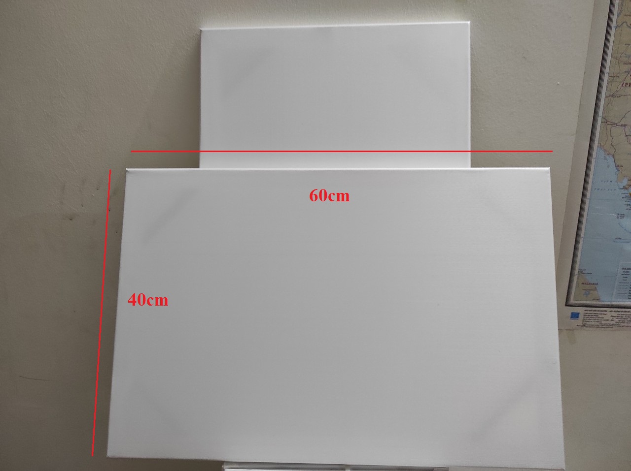 Combo 2 toan vẽ tranh 40x60 cm căng sẵn