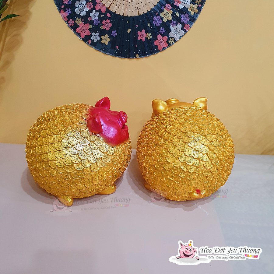 Lợn đồng xu phong thủy phiên bản mới