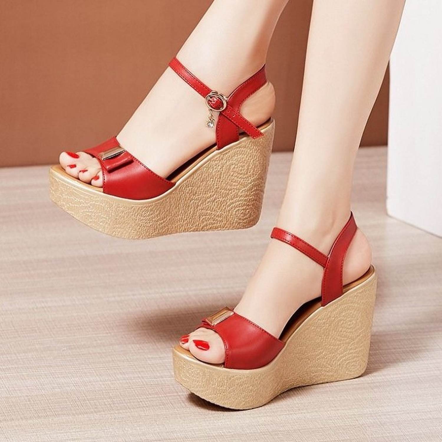 sandal xuồng quai nơ 10p
