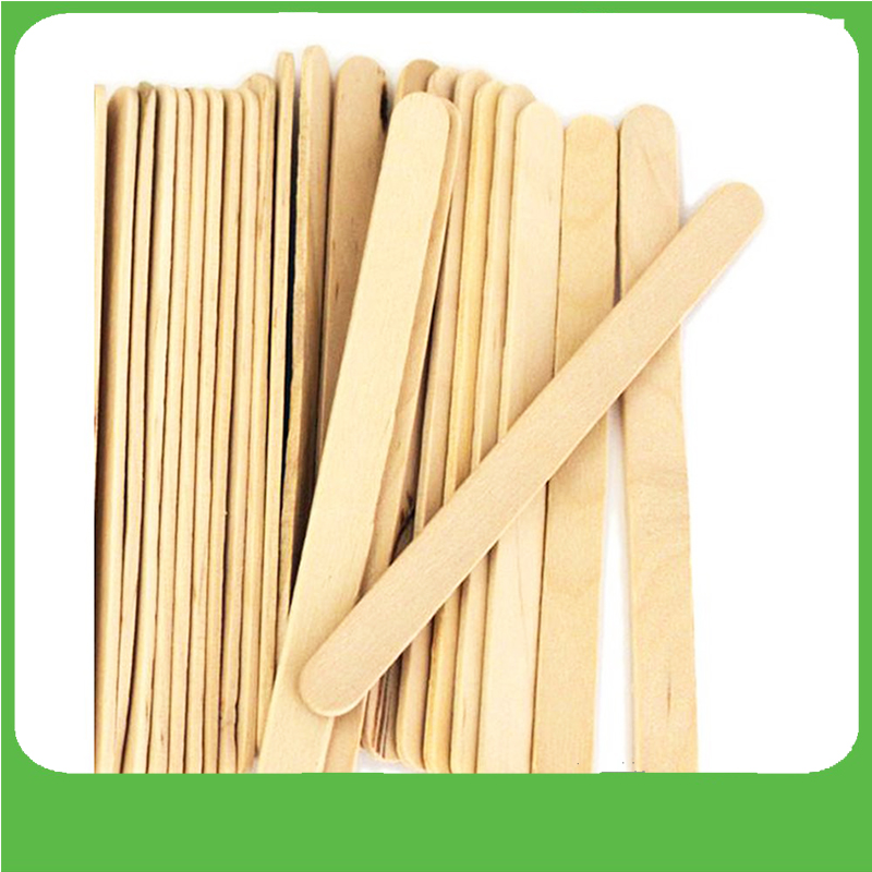 Wooden Ice Cream Sticks [1kg], Tongue Stick, Round Sticks for Handmade Modeling