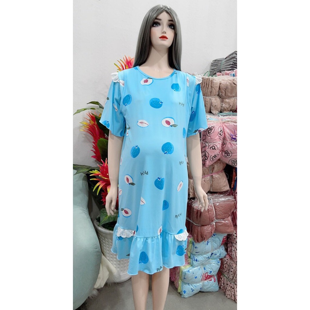 [Hoàn Tiền 6%] Váy bầu và sau sinh mặc ở nhà có chỗ vén cho con bú sau sinh lịch sự kín đáo