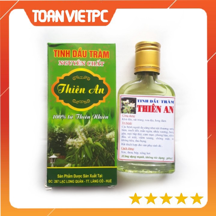 Tinh dầu tràm huế nguyên chất thiên an 100ml