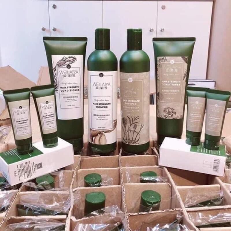 Bộ Dầu Gội Weilaiya- TẶNG KÈM CẶP MINI