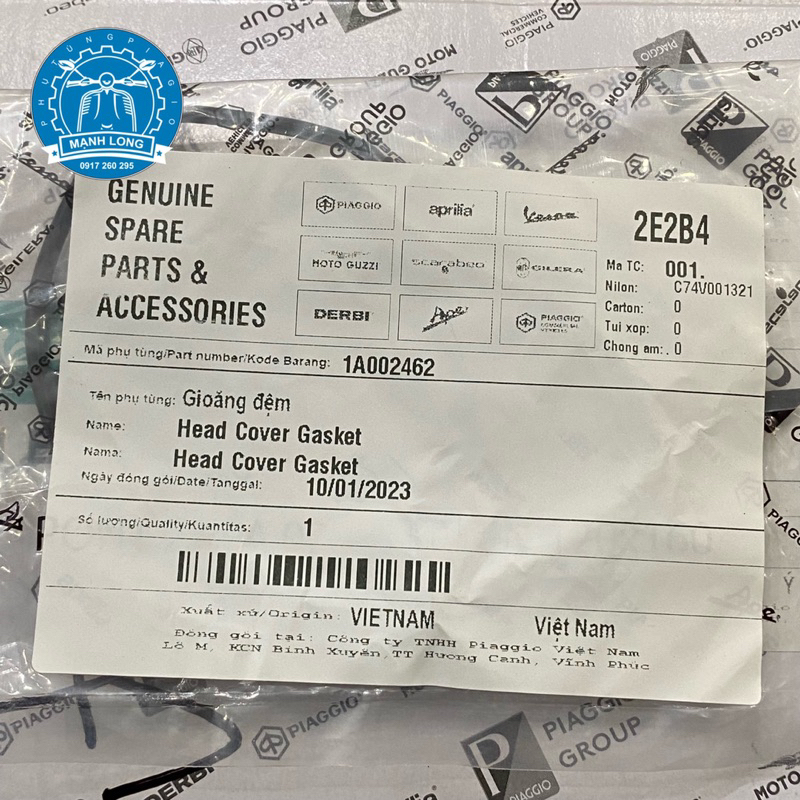 Front gasket set Piaggio - Vespa premium (original)