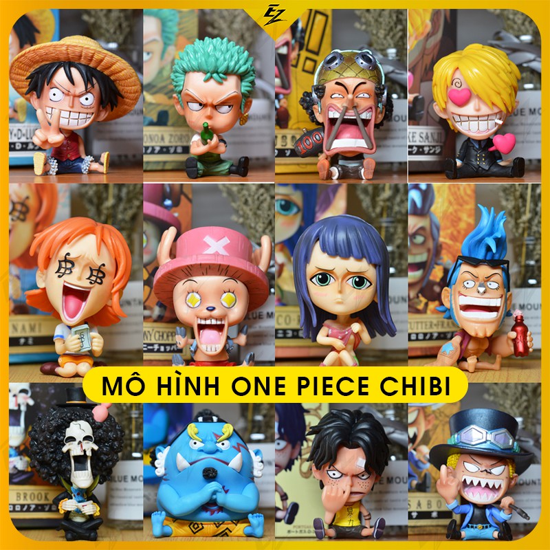 Mô hình One Piece chibi: Sưu tập những mô hình One Piece chibi đáng yêu để thỏa mãn niềm đam mê với bộ anime/manga One Piece. Chúng là những sản phẩm chính hãng, được chế tác tỉ mỉ và tinh xảo từng chi tiết với hình ảnh nhân vật One Piece phiên bản mini cực kỳ dễ thương, đem lại cho bạn một trải nghiệm tuyệt vời.