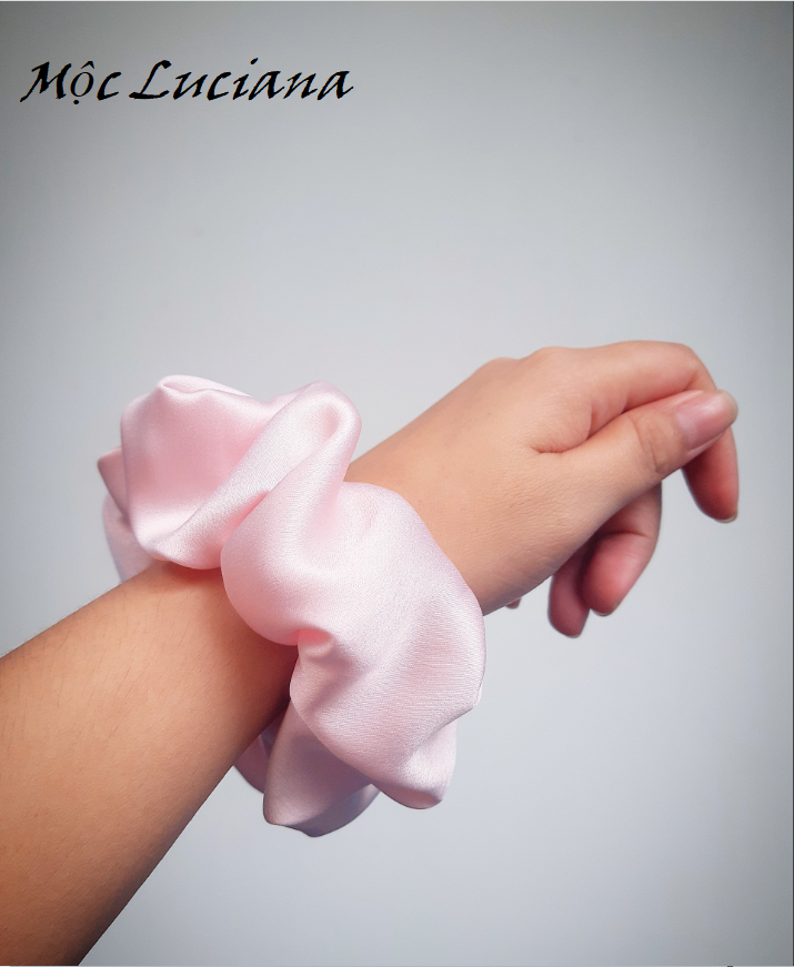 [HCM] Đồ cột tóc Lụa-Satin bồng bềnh cao cấp sang trọng_Scrunchies