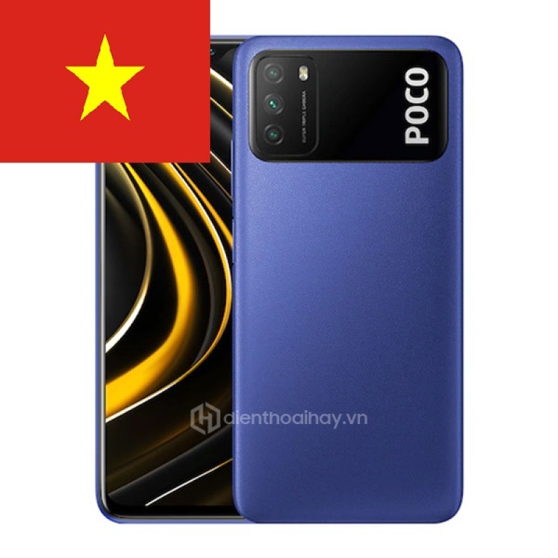 Điện thoại Xiaomi Poco M3 RAM 4/ 64GB PIN 6000MAH...- Hàng chính hãng nguyên seal, bảo hành 18 tháng toàn quốc