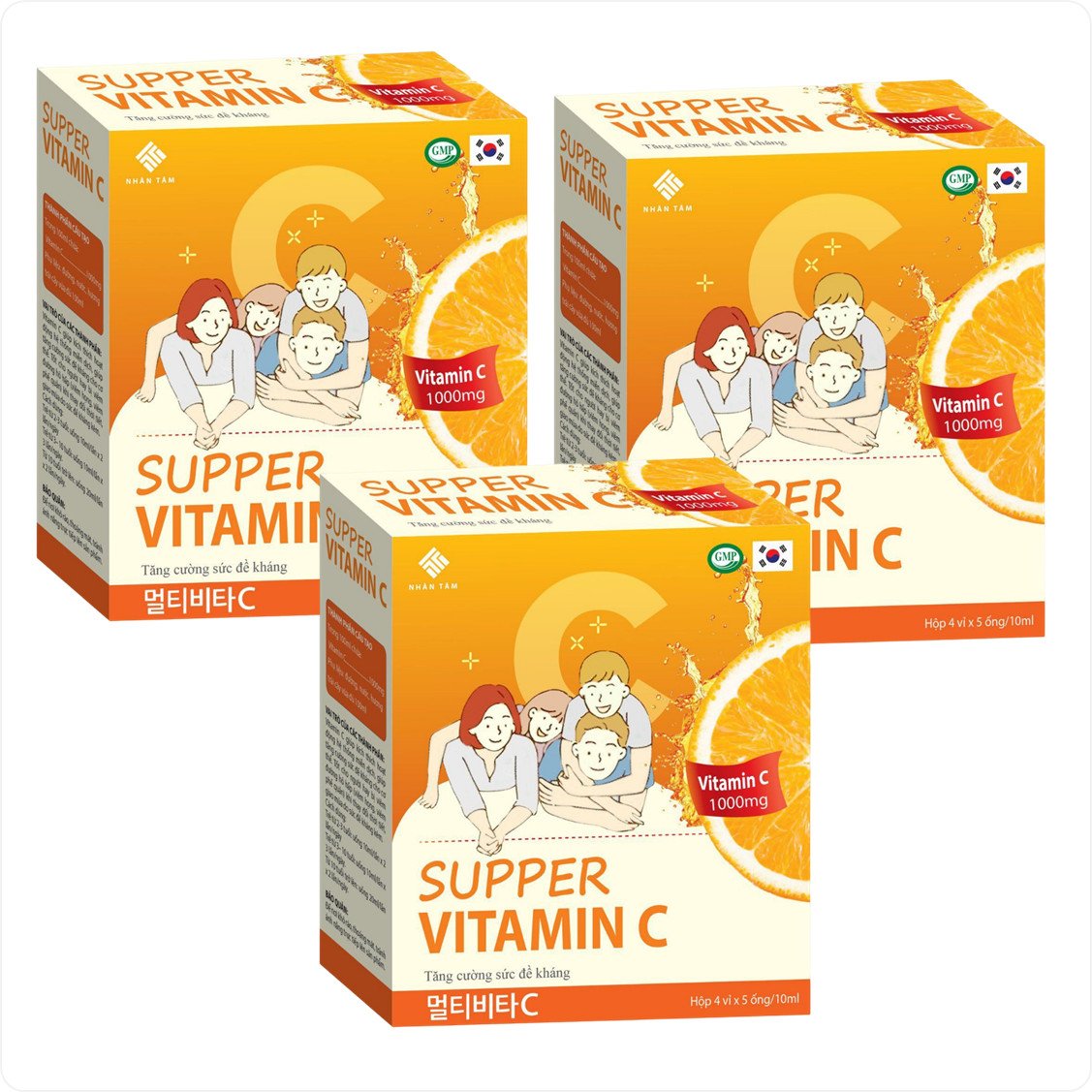 Combo 3 Hộp Ống Uống Supper Vitamin C 1000mg Bổ Sung Vitamin C Hỗ Trợ Kích Thích Tiêu Hóa Giúp Ăn Ngon Hỗ Trợ Tăng Cường Sức Đề Kháng Giúp Cơ Thể Khỏe Mạnh - Dược Phẩm Bách Lộc