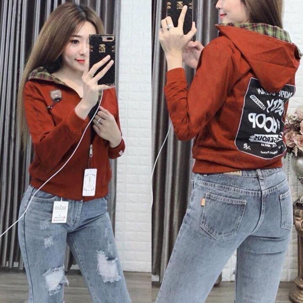 [HCM][S03] Áo khoác nữ Áo khoát nữ gió dù 2 lớp chống nắng Boop cực chất cực chất ngộ nghĩnh - M064 - Ao khoac nu Ao khoat nu gio du 2 lop chong nang