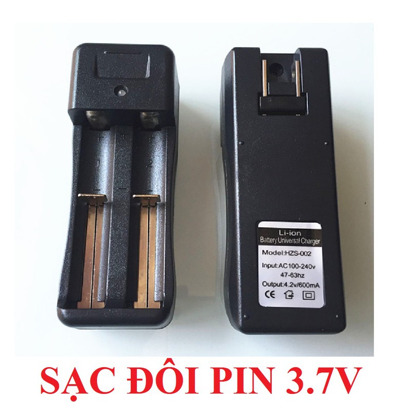[HCM]Đế Sạc Đôi Dùng Cho Pin Sạc Ultra Fire 3.7v 4.2v - Sạc Pin Các Loại Đèn Pin Đèn Quạt Cầm Tay