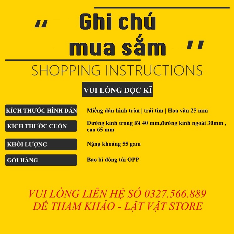[HCM]Tem dán trơn màu kraft hình trái tim 500 tem/cuộn