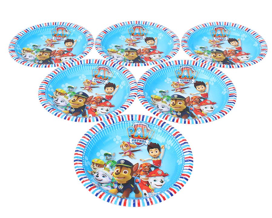 Set 6 cái Dĩa Sinh Nhật Chủ Đề Dành Cho Bé Trai