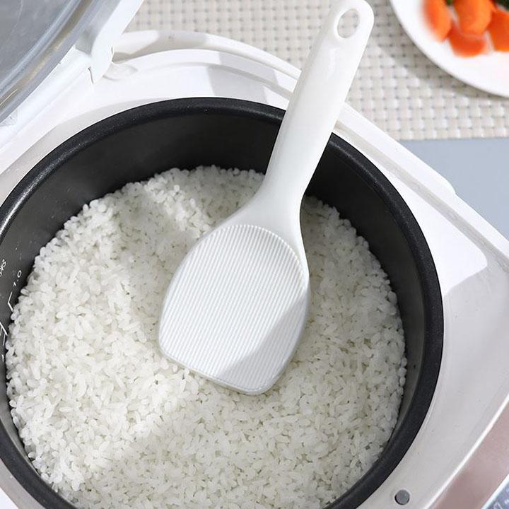 MUÔI XỚI CƠM KÈM KHAY ĐỂ CHÔNG DÍNH