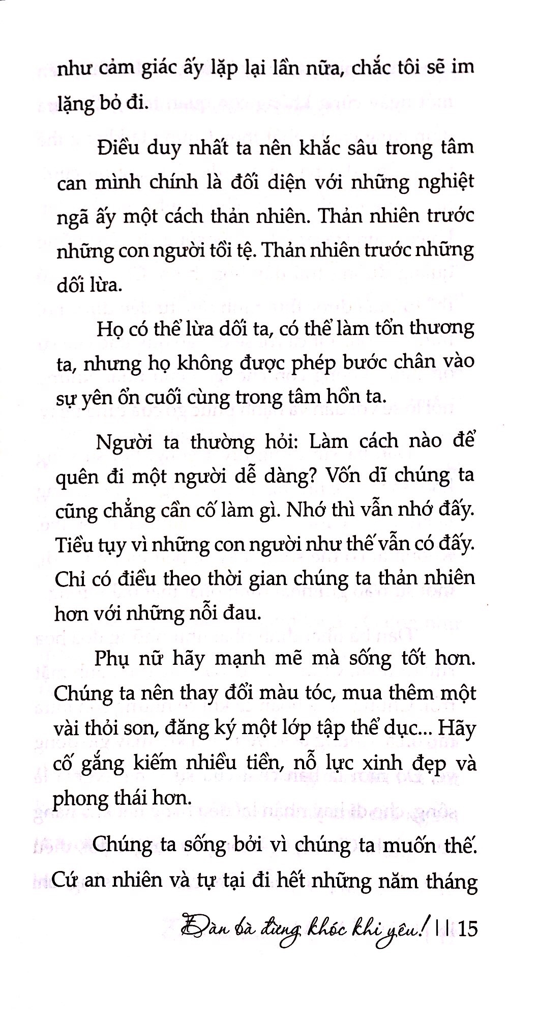 Fahasa - Đàn Bà Đừng Khóc Khi Yêu!
