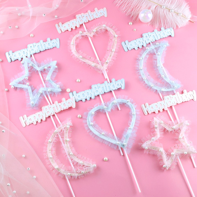 Lưới HPBD - Trang trí bánh sinh nhật bánh kem
