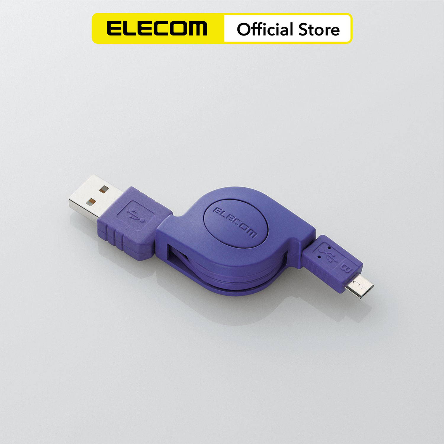 Dây cáp cuộn microUSB (A-microB) ELECOM MPA-AMBIRLC08 - Hàng chính hãng