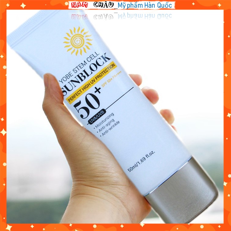 Kem chống nắng tế bào gốc Yobe (Yobe Stem Cell Sunblock) 50ml