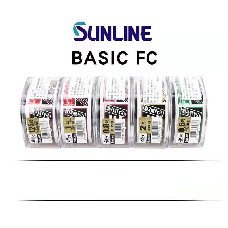 Cước Câu Cá Cao Cấp  SUNLINE BASIC  FC 300M NHẬP KHẨU  (sale)