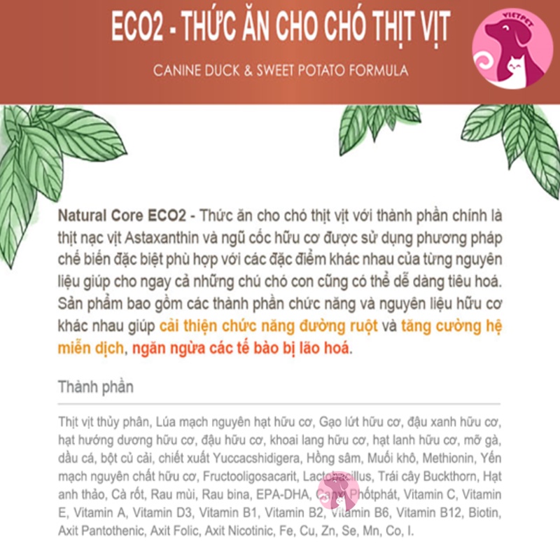 Natural Core - Thức Ăn Dành Cho Chó Mọi Lứa Tuổi